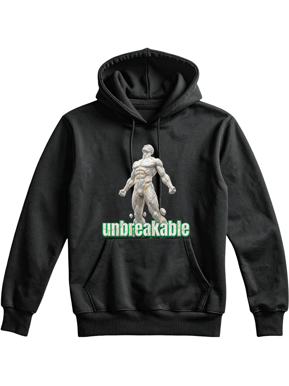 Black graphic hoodie