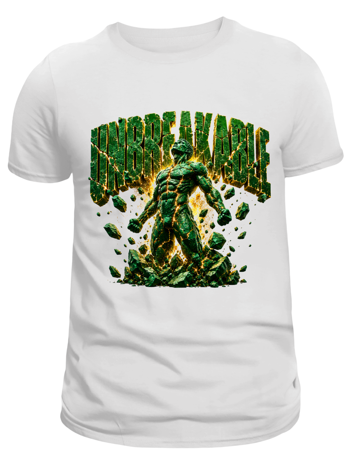White graphic short sleeve tee shirt