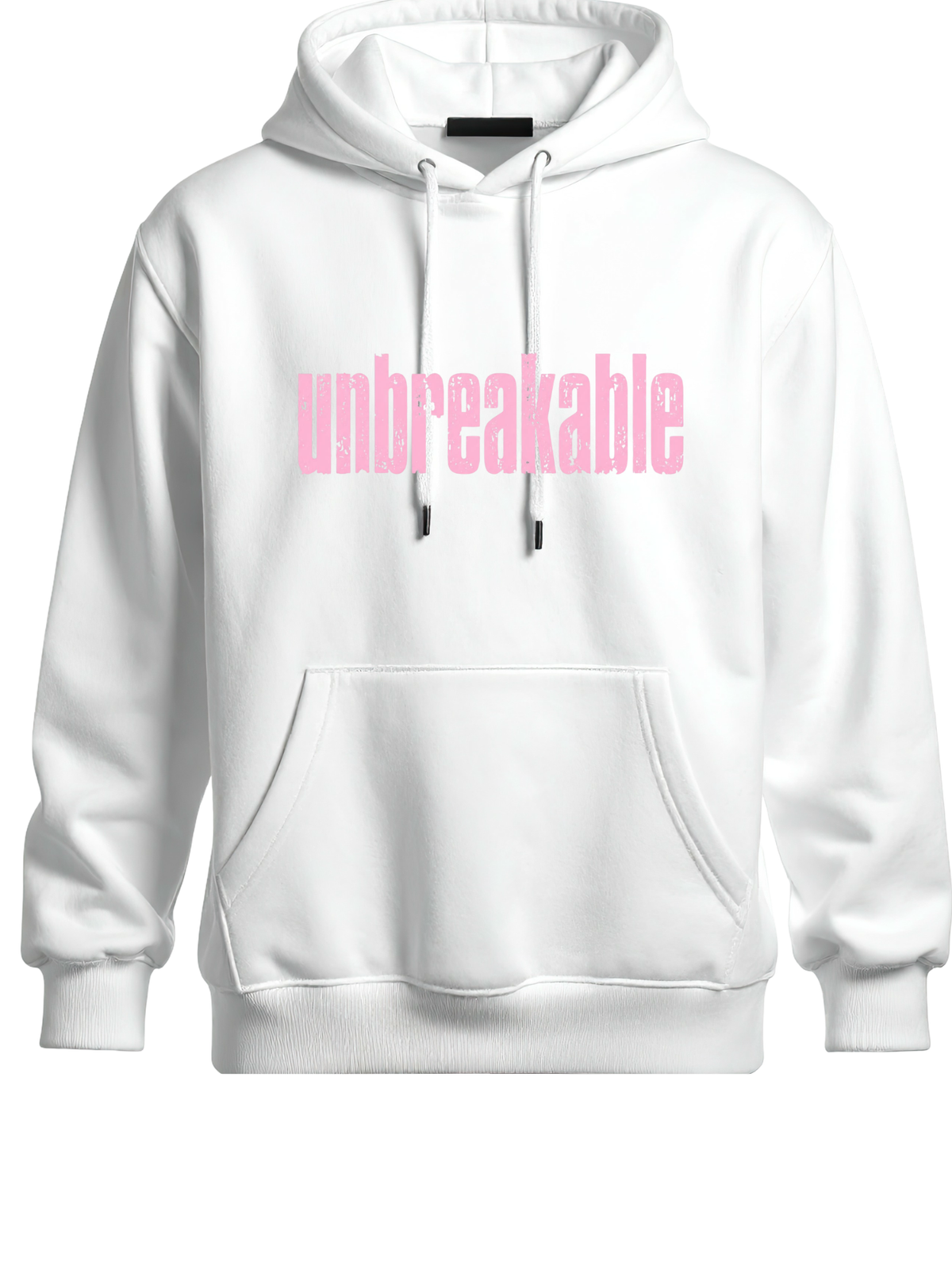 White graphic hoodie