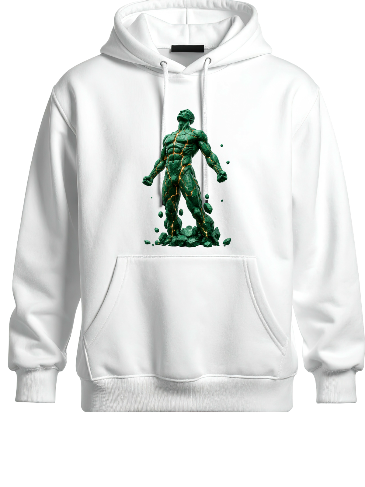 White graphic hoodie