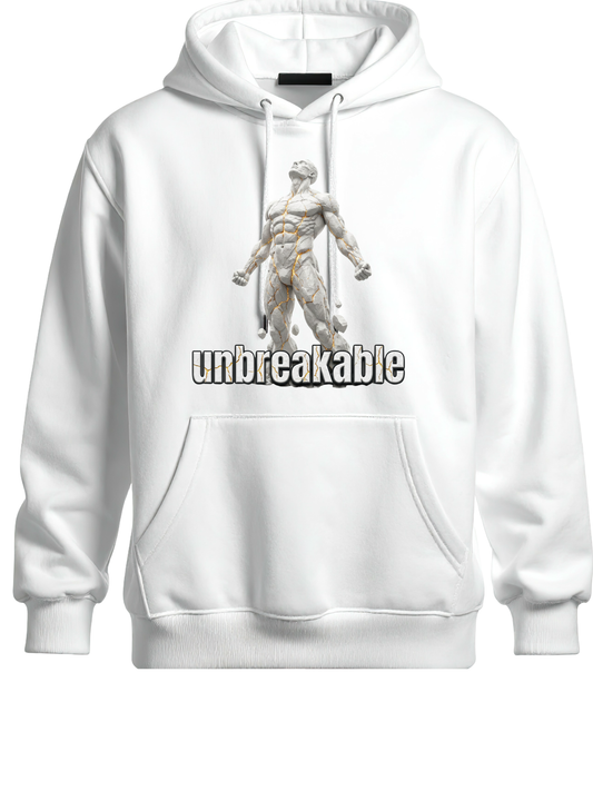 White graphic hoodie